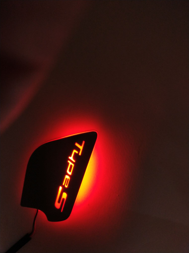 LED Door Screw Cover - Acura TL 3G